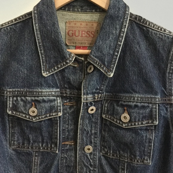 Guess Other - Vintage GUESS Medium Wash Denim Jacket